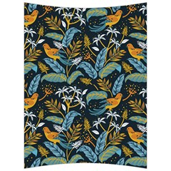 Tropical Bird Pattern Back Support Cushion by designsbymallika