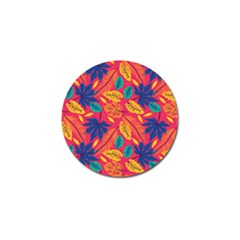 Beautiful Pink Tropical Pattern Golf Ball Marker by designsbymallika