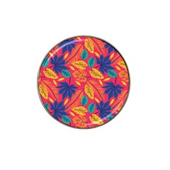 Beautiful Pink Tropical Pattern Hat Clip Ball Marker by designsbymallika