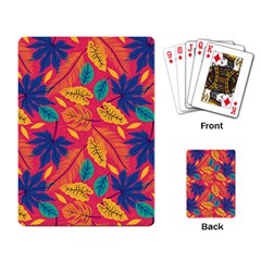 Beautiful Pink Tropical Pattern Playing Cards Single Design (rectangle) by designsbymallika