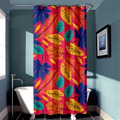 Beautiful Pink Tropical Pattern Shower Curtain 36  X 72  (stall)  by designsbymallika