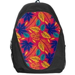 Beautiful Pink Tropical Pattern Backpack Bag by designsbymallika