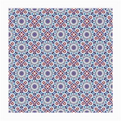 Blue Tile Pattern Medium Glasses Cloth by designsbymallika