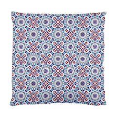 Blue Tile Pattern Standard Cushion Case (two Sides) by designsbymallika