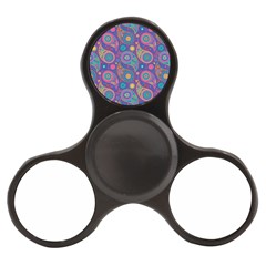 Baatik Purple Print Finger Spinner by designsbymallika