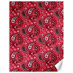 Baatik Red Pattern Canvas 18  X 24  by designsbymallika