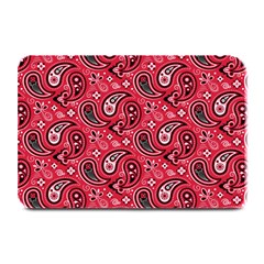 Baatik Red Pattern Plate Mats by designsbymallika