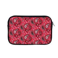 Baatik Red Pattern Apple Macbook Pro 13  Zipper Case by designsbymallika