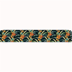 Orange Flower Love Small Bar Mats by designsbymallika