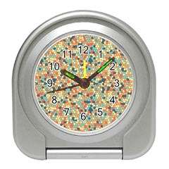 Mosaic Print 2 Travel Alarm Clock by designsbymallika