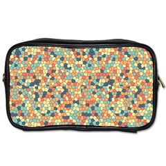 Mosaic Print 2 Toiletries Bag (one Side) by designsbymallika