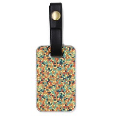 Mosaic Print 2 Luggage Tag (one Side) by designsbymallika