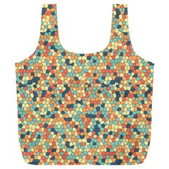 Mosaic Print 2 Full Print Recycle Bag (xxxl) by designsbymallika