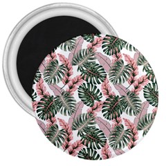 Tropical Leaves Pattern 3  Magnets by designsbymallika