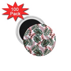 Tropical Leaves Pattern 1 75  Magnets (100 Pack)  by designsbymallika