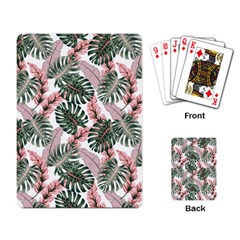 Tropical Leaves Pattern Playing Cards Single Design (rectangle) by designsbymallika