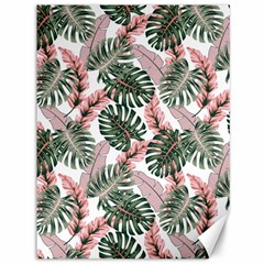 Tropical Leaves Pattern Canvas 36  X 48  by designsbymallika