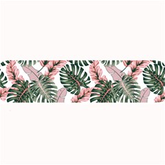 Tropical Leaves Pattern Large Bar Mats by designsbymallika