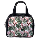 Tropical Leaves Pattern Classic Handbag (One Side) Front