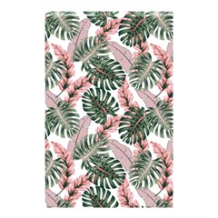 Tropical Leaves Pattern Shower Curtain 48  X 72  (small)  by designsbymallika