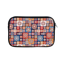 Mandala Pattern Blue Color Apple Macbook Pro 13  Zipper Case by designsbymallika