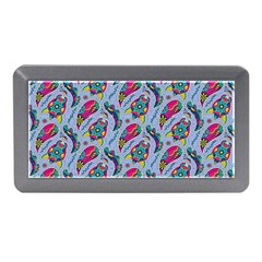 Blue Paisley Print Memory Card Reader (mini) by designsbymallika