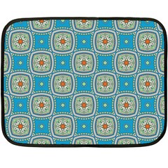 Traditional Indian Pattern Fleece Blanket (mini) by designsbymallika