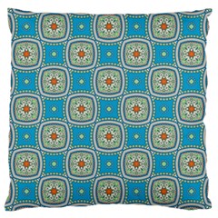 Traditional Indian Pattern Large Cushion Case (one Side) by designsbymallika