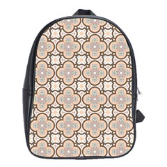 Ornamental Pattern 3 School Bag (xl) by designsbymallika