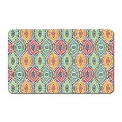 Mandala Baatik Print Magnet (rectangular) by designsbymallika