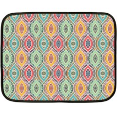 Mandala Baatik Print Fleece Blanket (mini) by designsbymallika