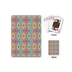 Mandala Baatik Print Playing Cards Single Design (mini) by designsbymallika