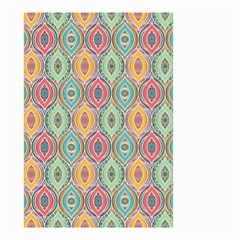 Mandala Baatik Print Small Garden Flag (two Sides) by designsbymallika