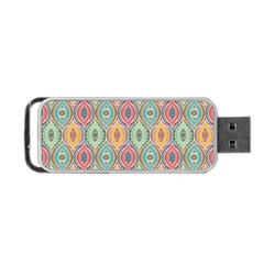 Mandala Baatik Print Portable Usb Flash (one Side) by designsbymallika