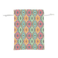 Mandala Baatik Print Lightweight Drawstring Pouch (s) by designsbymallika