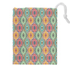 Mandala Baatik Print Drawstring Pouch (5xl) by designsbymallika