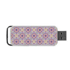 Antique Tile Pattern Portable Usb Flash (two Sides) by designsbymallika