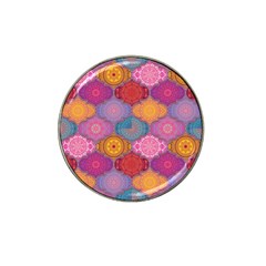 Vintage Love Mandala Hat Clip Ball Marker (10 Pack) by designsbymallika