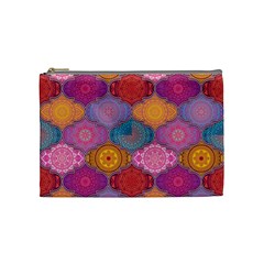 Vintage Love Mandala Cosmetic Bag (medium) by designsbymallika