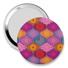 Vintage Love Mandala 3  Handbag Mirrors by designsbymallika