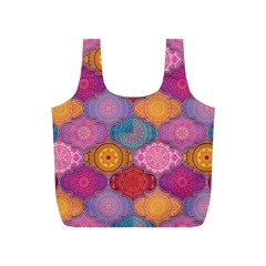 Vintage Love Mandala Full Print Recycle Bag (s) by designsbymallika