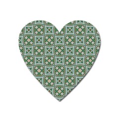 Ornamental Pattern Heart Magnet by designsbymallika