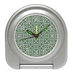 Ornamental Pattern Travel Alarm Clock Front