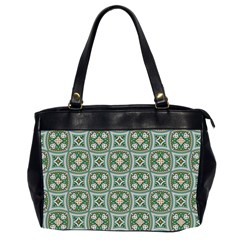 Ornamental Pattern Oversize Office Handbag (2 Sides) by designsbymallika