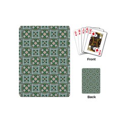 Ornamental Pattern Playing Cards Single Design (mini) by designsbymallika