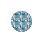 Ceramic Tile Pattern Golf Ball Marker (4 pack) Front