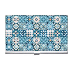 Ceramic Tile Pattern Business Card Holder by designsbymallika