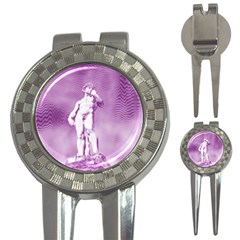 Modul Statue Greek Athlete Vaporwave 3-in-1 Golf Divots by GrenarLab