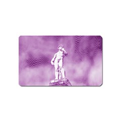 Modul Statue Greek Athlete Vaporwave Magnet (name Card) by GrenarLab