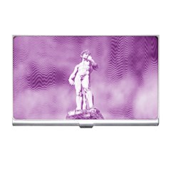 Modul Statue Greek Athlete Vaporwave Business Card Holder by GrenarLab